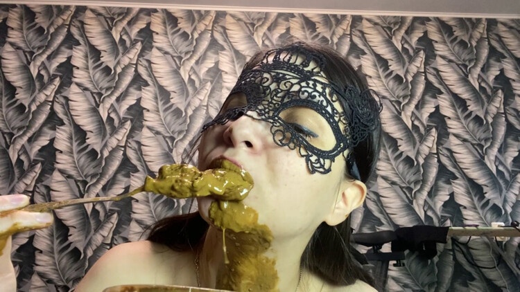 PooGirl - poop a full container eat shit with a fork and vomit FullHD (2024)