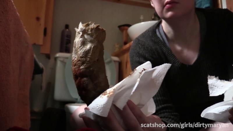Pooping thick log at my in laws place FullHD - DirtyMaryan (2025)