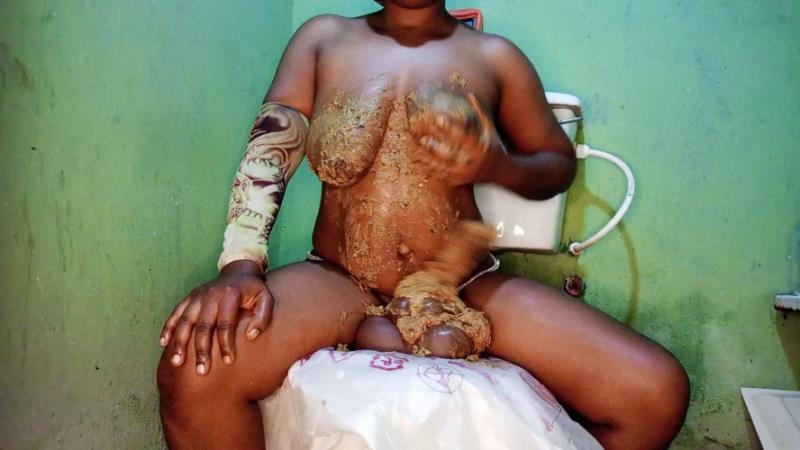 Ebony Goddess Smears Monster Shit All Over Her Body P1 FullHD (2026)