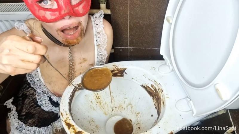 Scatlina 2026 - Cleaning the toilet by a shitty housekeeper Full version FullHD (2026)